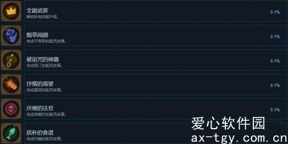 影子诡局被诅咒的海盗成就怎么做？影子诡局被诅咒的海盗成就列表一览